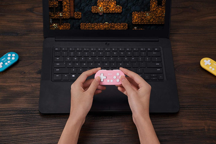 8Bitdo Zero 2 Bluetooth Gamepad For Switchpcmacosandroid (Pink Edition) [ Standard, Standard