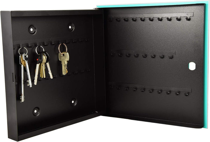 Concept Crystal Dekorative Key Box mit magnetischer, trocken abwischbarer Glastafel K01 Hintergrund