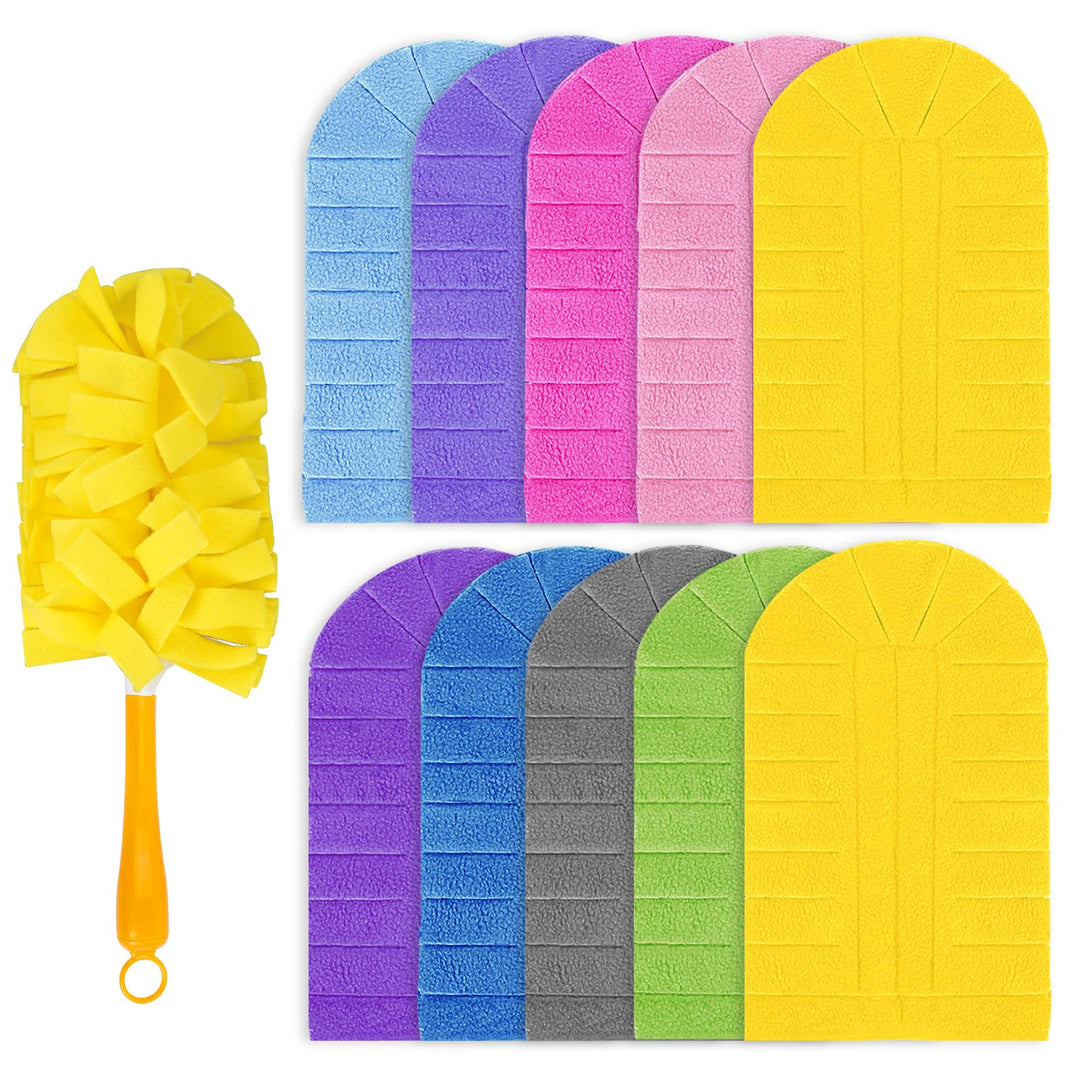 KEEPOW für Swiffer Staubmagnet Nachfüllpack, Mikrofaser für Swiffer Staubmagnet Wiederverwendbar, Su