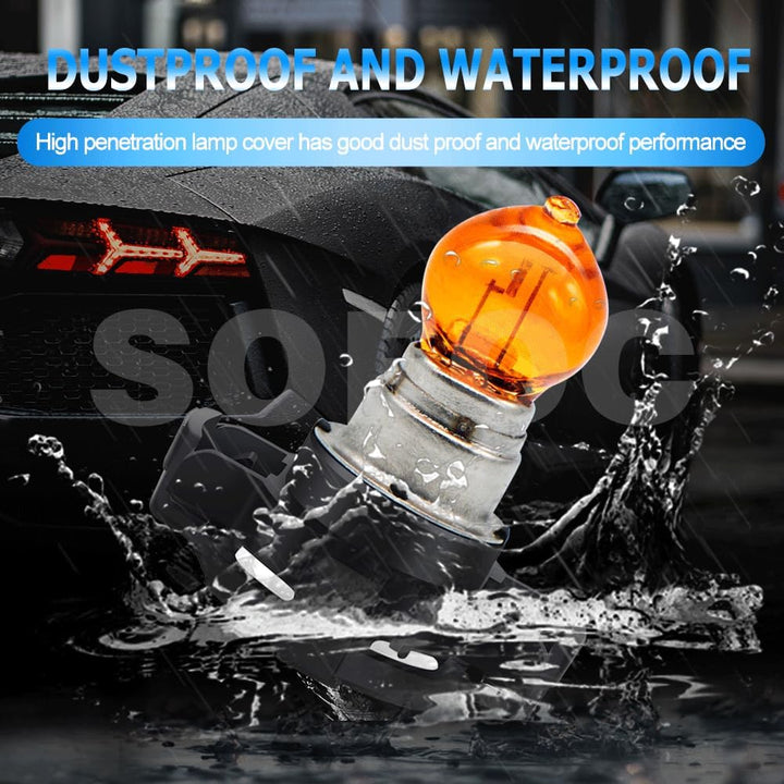 SOFOC-PY24W Automobil Frontblinker Standlicht Tagfahrlicht etc 12V 24W Gelb 2Stk Bernsteingelb PY24W