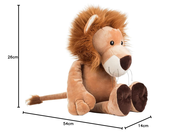 Schaffer Knuddel mich! 4824 Plüsch Löwe Kumba, 54 cm, Braun, 54 cm