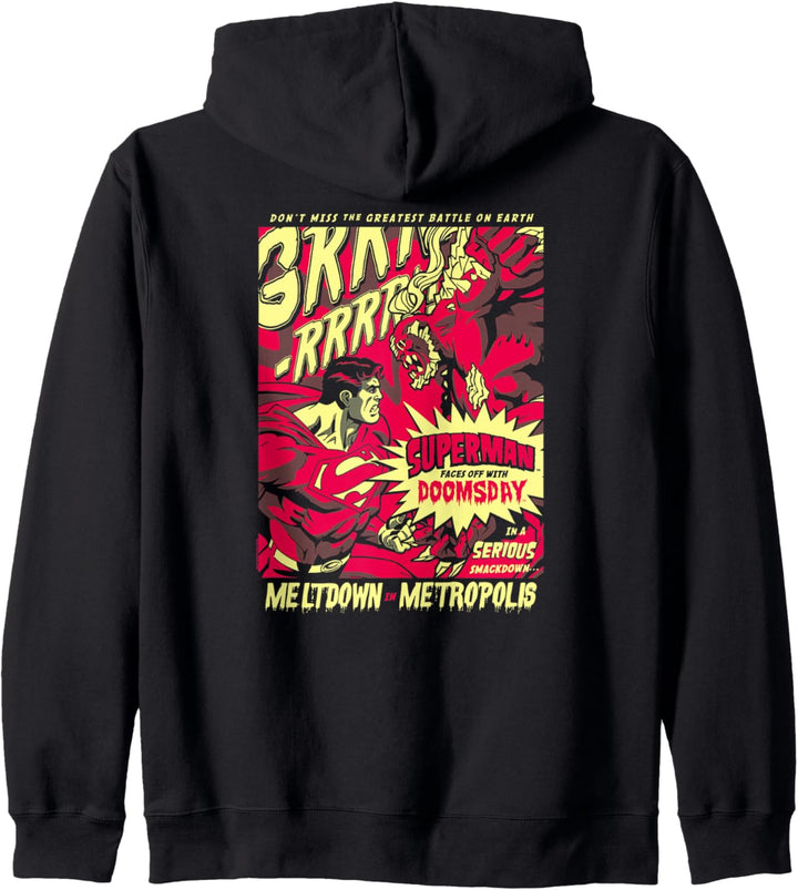 Superman Metropolis Meltdown Kapuzenjacke