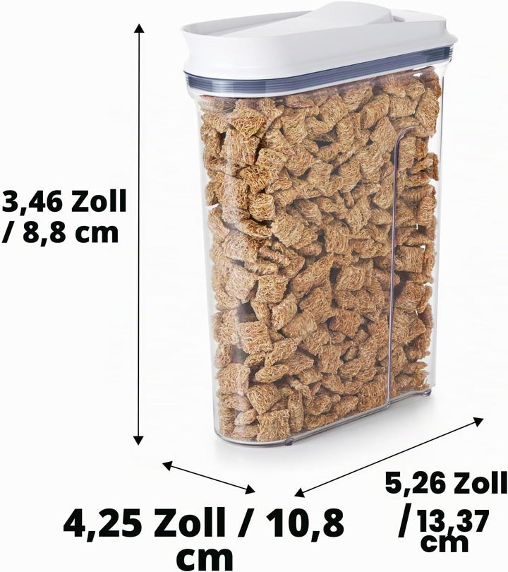 OXO Good Grips POP Müslispender gross (4,2 l) – Vorratsdose mit Deckel für eine luftdichte Aufbewahr