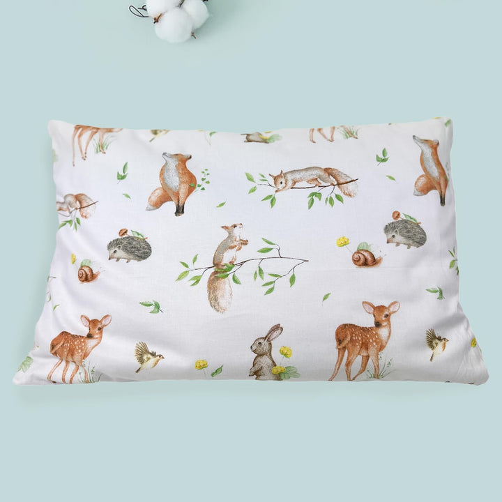 Kinderbettwäsche 90x120 + 40x60 | 100% Baumwolle Weiche &amp; Farbenfrohe Bettwäsche für Babys | Mädchen