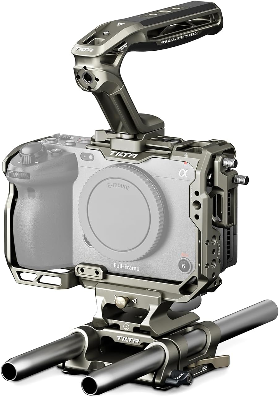 Tilta FX3 FX30 Cage, komplettes Kameragehäuse kompatibel mit Sony FX3/FX30 Basic Kit mit HDMI Kabelk