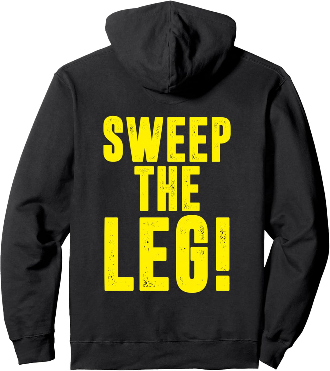 Cobra Kai Fegen Sie das Bein Pullover Hoodie