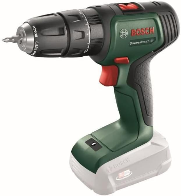 Bosch Akku Schlagbohrschrauber UniversalImpact 18V (ohne Akku, 18 Volt System, im Karton) UniversalI