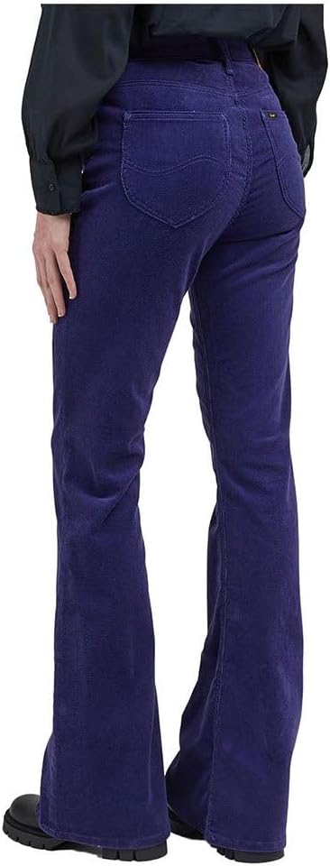 Lee Legendäre Damen-Jeans, mittlere Taille, gerades Bein, Übergrösse 24W / 31L Lila, 24W / 31L Lila