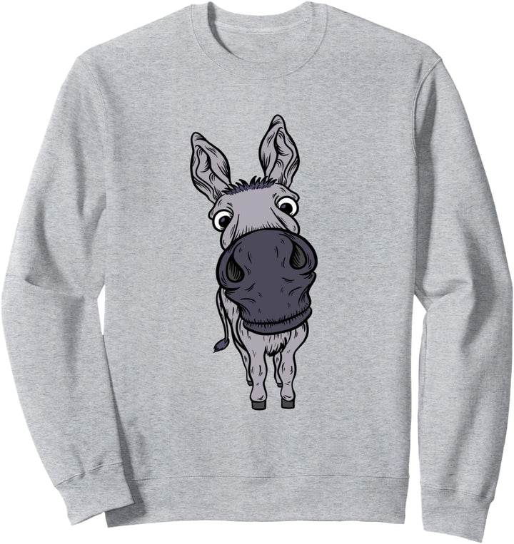 Lustiger Hausesel Bauernhof Pferd Maulesel Maultier Esel Sweatshirt