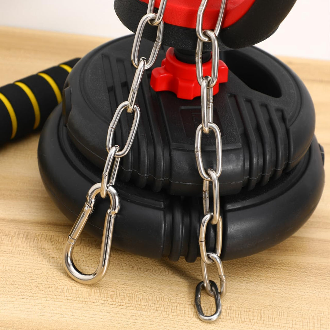 Milisten Trizeps-verlängerungskette Aus Hochwertigem Eisen Pull-down-Kette Mit Doppelgriff Fitnesszu