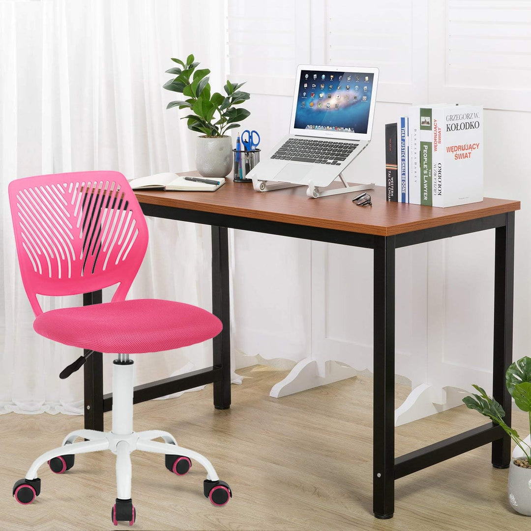 Homy Casa – Set mit 2 drehbaren, höhenverstellbaren Stoff-Bürostühlen, ergonomische Schreibtischstüh