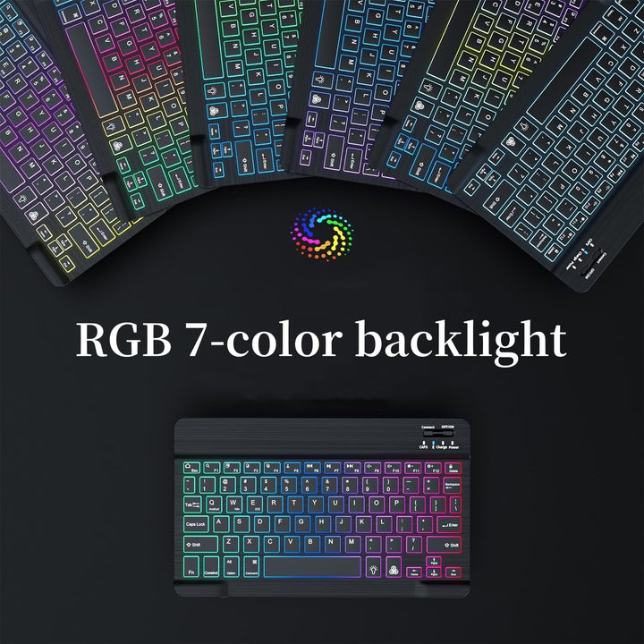 kaidisen Tastaturhülle mit Hintergrundbeleuchtung für Galaxy Tab S10 Lite/S10 FE/S9 FE 11 Zoll, Tab