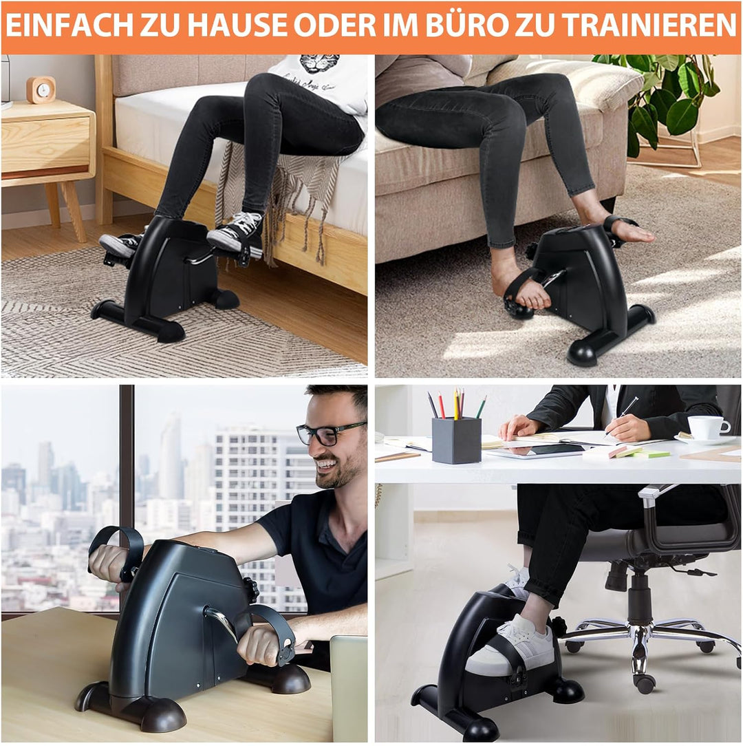 AGM Mini Fitnessbike für zuhause, Arm und Beintrainer Heimtrainer, Sportgerät Mini Bike, Hometrainer