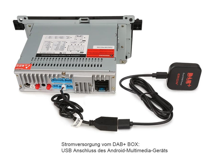 erisin ES394 DAB+ Digital Radio Box Audio Broadcasting Empfängerbox mit MCX Aerial Verstärker Antenn
