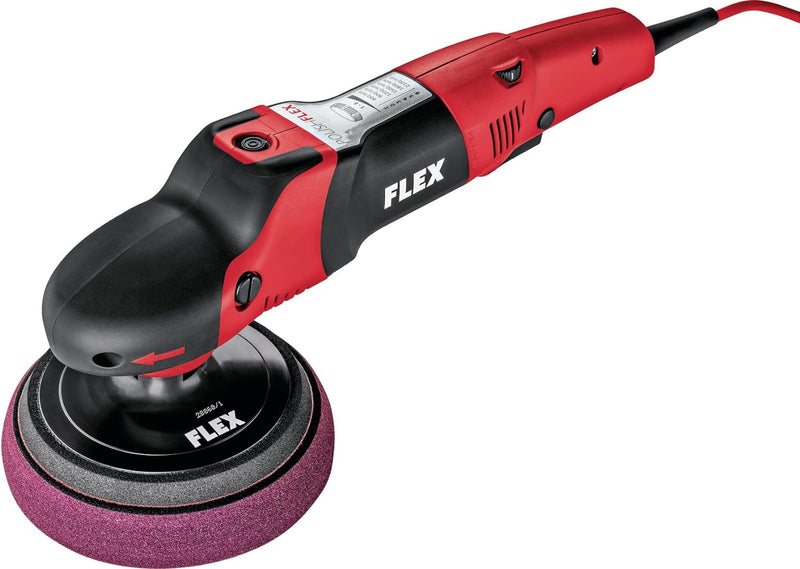 Flex Poliermaschine PE 14-2 150 P-Set (Polierer mit variabler Drehzahl, Drehmoment 380-2100 /min, Po