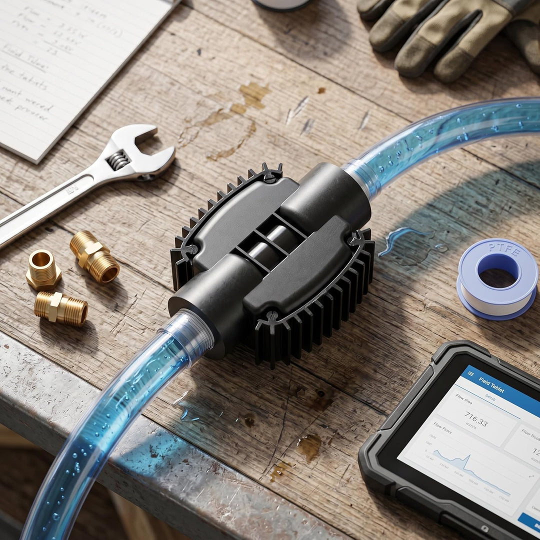 1-Zoll-Innengewinde-Digital-Turbinen-Durchflussmesser Durchflussmesser für Wasser-Öl