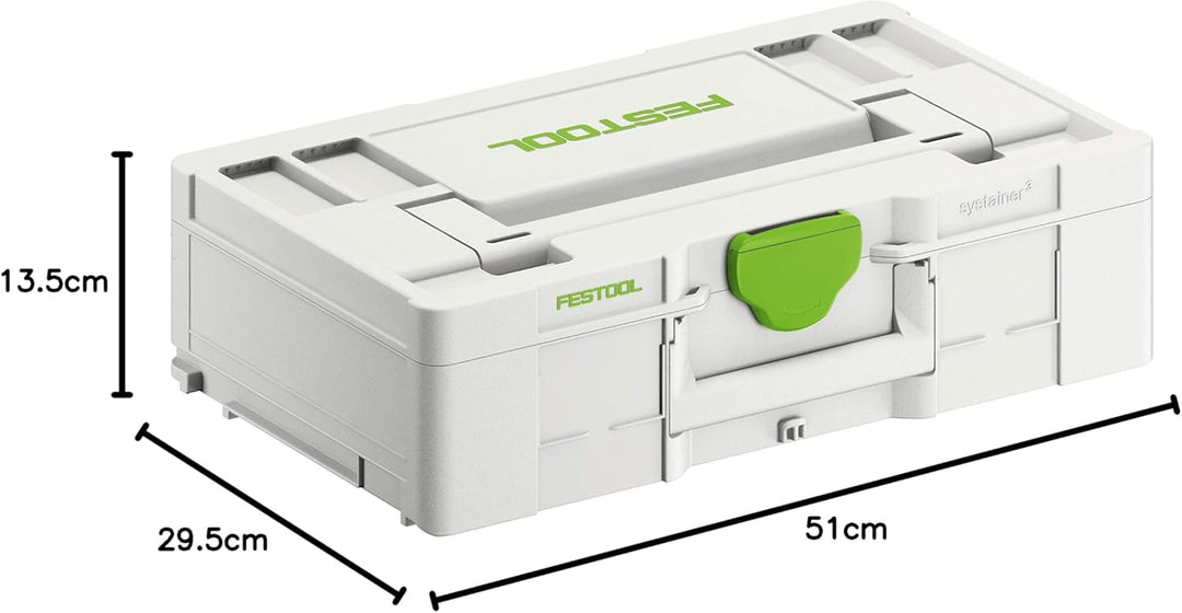 Festool Systainer³ SYS3 L 137 (mit Abdeckung für Beschriftungsfeld)