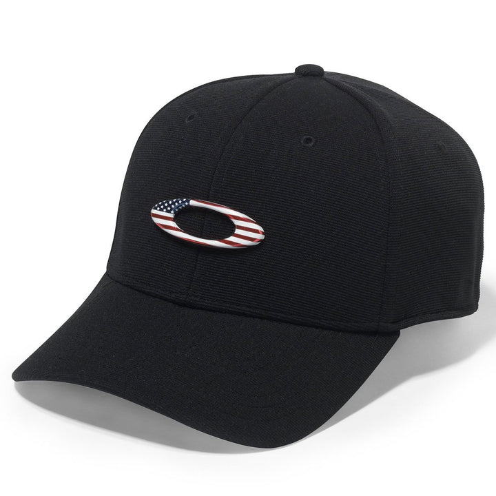Oakley Herren Tincan Cap S-M Black/American Flag, S-M Black/American Flag