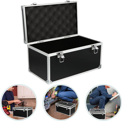 DOITOOL Werkzeugkoffer aus Aluminium Flightcase mit Gepolstertem Schaumstoff Abschliessbarer Aufbewa