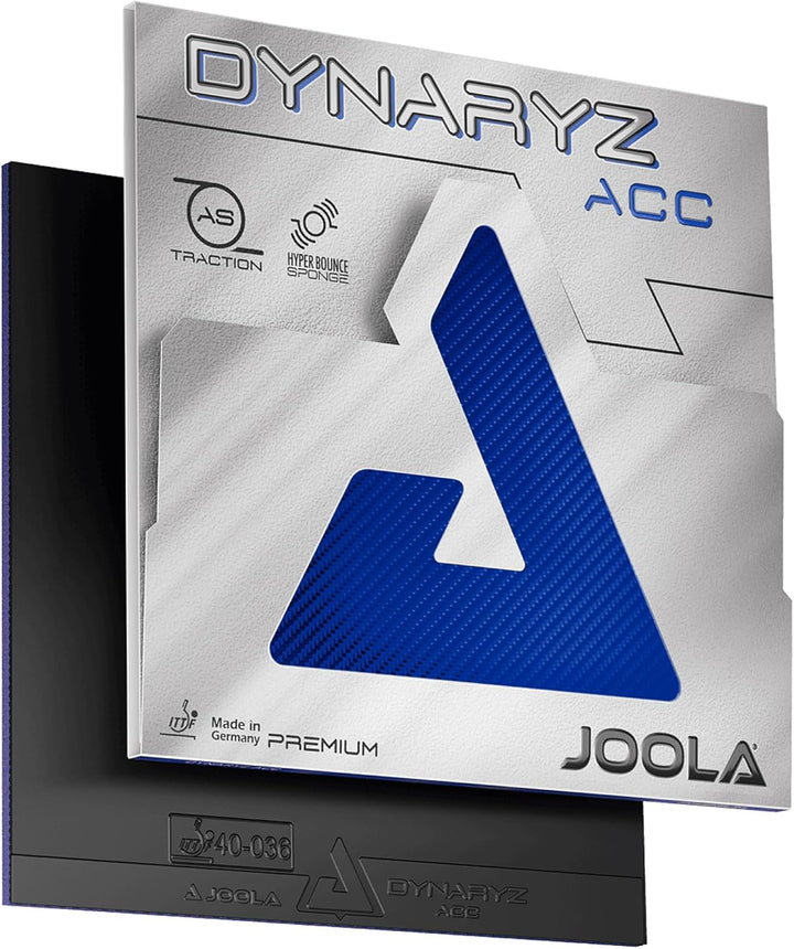 JOOLA Tischtennisbelag Dynaryz Acc schwarz max+, schwarz max+