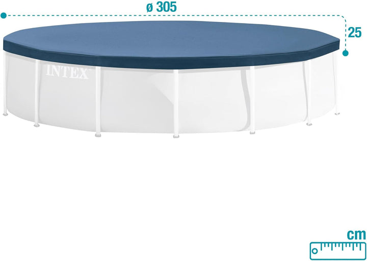 Intex Deluxe Pool Cover - Poolabdeckplane Deluxe - Ø 549cm - Für Ultra Frame Pool 549 Zentimeter, 54
