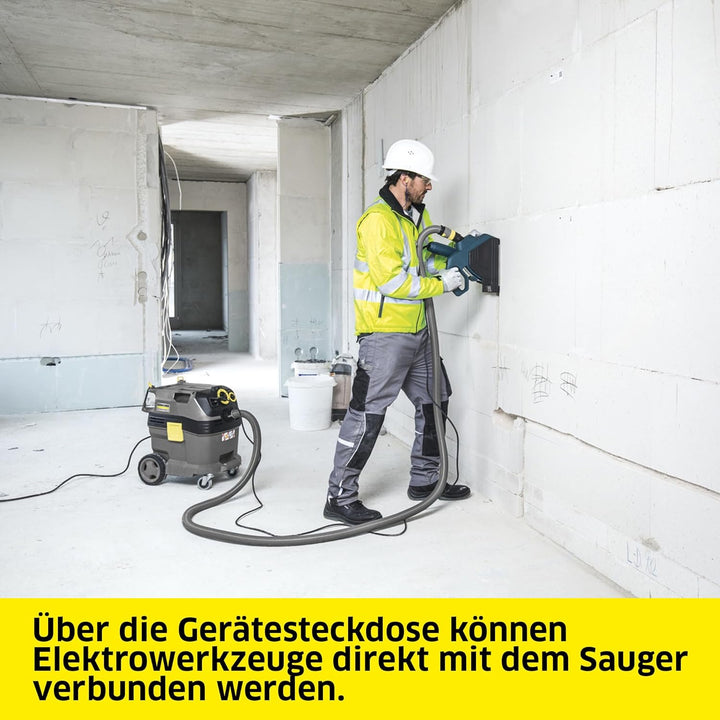 Kärcher Nass-Trockensauger 1.148-211.0. NT 30/1 Tact Te L, 30 liters,Black, Grey, Yellow Basic