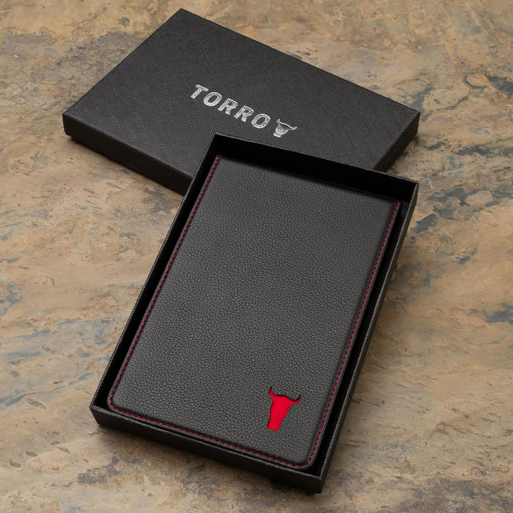 TORRO Golf Scorekartenhalter und Yardage-Buch-Cover – Echteder Golf Scorekarte und Yardage Wallet mi