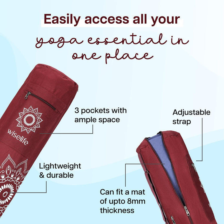 Wiselife Reisetasche und Yogamatte Tasche für Yogamatten, Tasche für Yogamatten