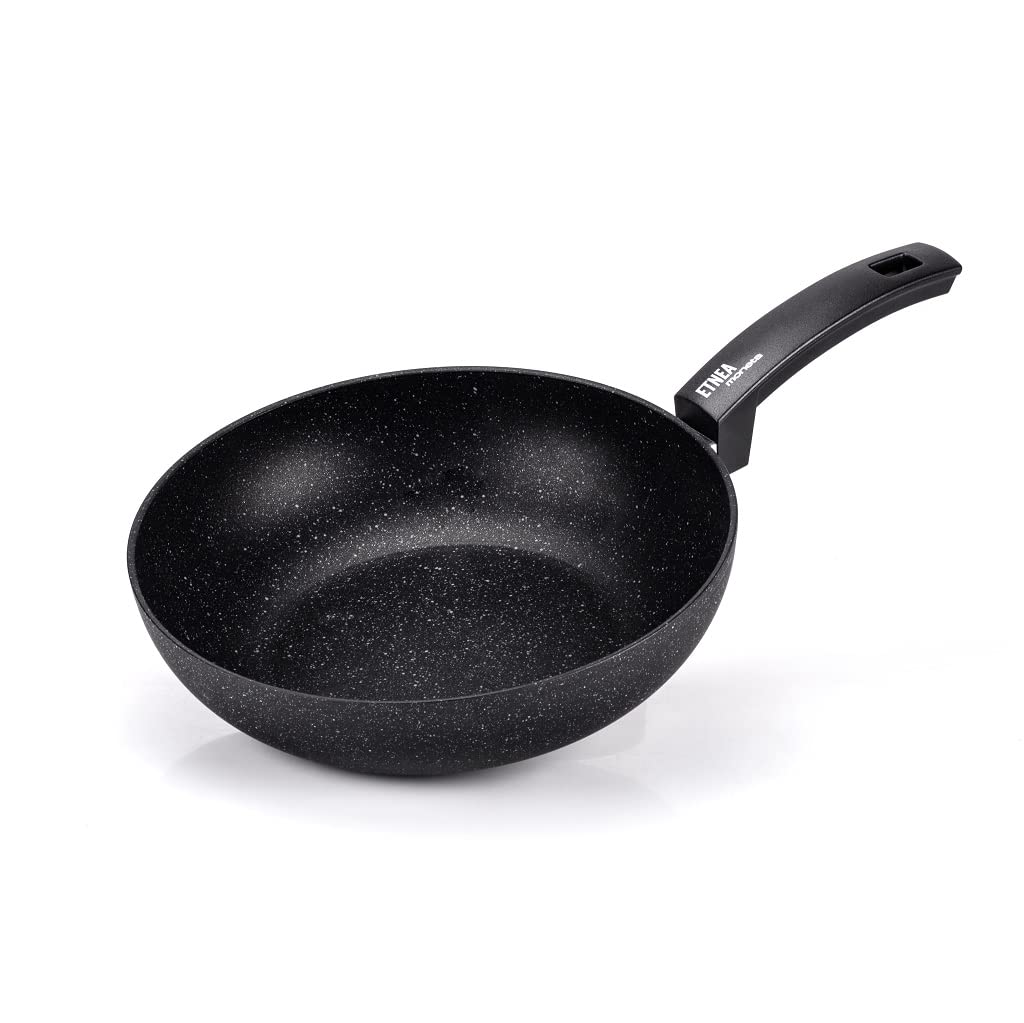 Moneta 0008734328 Wok, Aluminium, Schwarz Induktion 28cm, Induktion 28cm