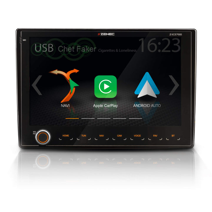 ZENEC Z-E3766: Infotainer für FIAT Ducato mit Android Auto, AppleCarPlay, 2 Din Mediencenter mit 9“/