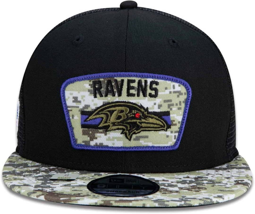 New Era NFL Baltimore Ravens Salute to Service 2021 Snapback 9FIFTY Game Cap