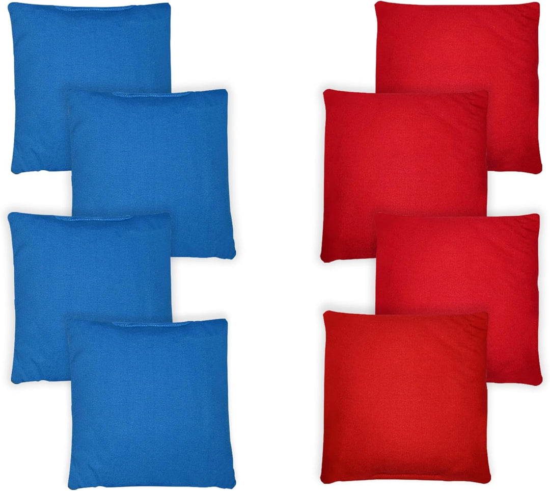 Original Cornhole Bean Bag Set (8er) - 4 rote und 4 Blaue Cornhole