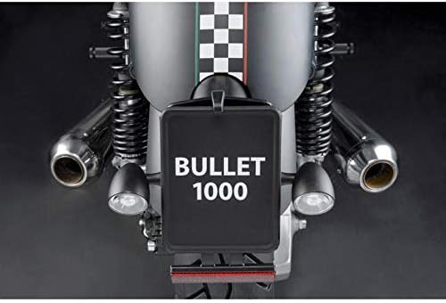 Kellermann Motorrad Blinker E geprüft LED Metall Blinker M8 Bullet 1000® Extreme schwarz, Unisex, Mu