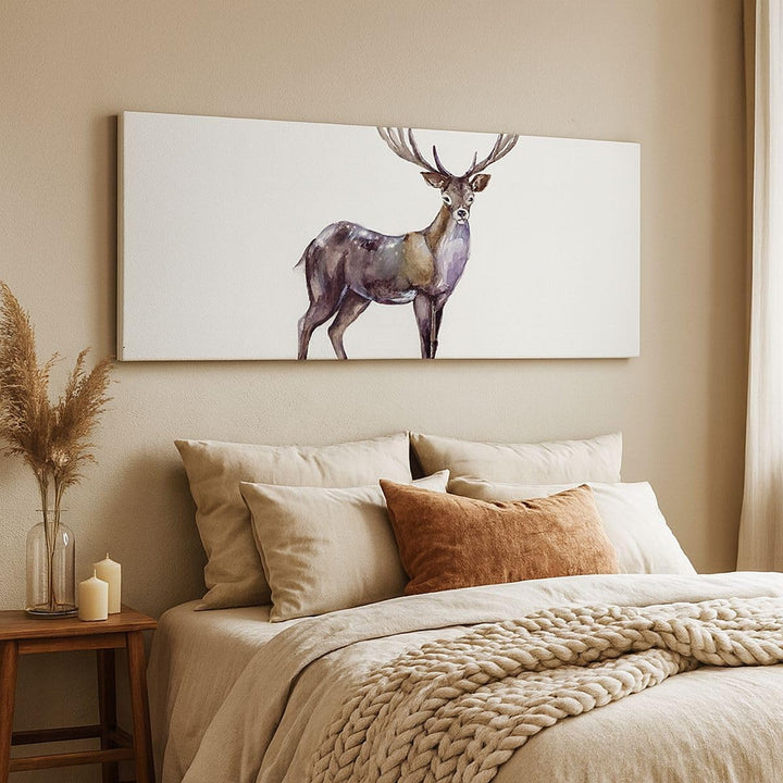 Wandbilder Dekoration Wohnzimmer Liebes Tier Wild Wald Panorama Bilder auf Leinwand 120x50cm Leinwan