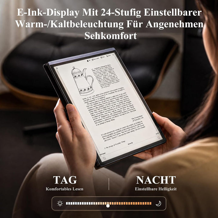 iFLYTEK AINOTE Air 2 Digitales Notizbuch, 8,2 Zoll E-Ink, Schwarze Hülle | KI-Notizgerät: Meeting-Pr