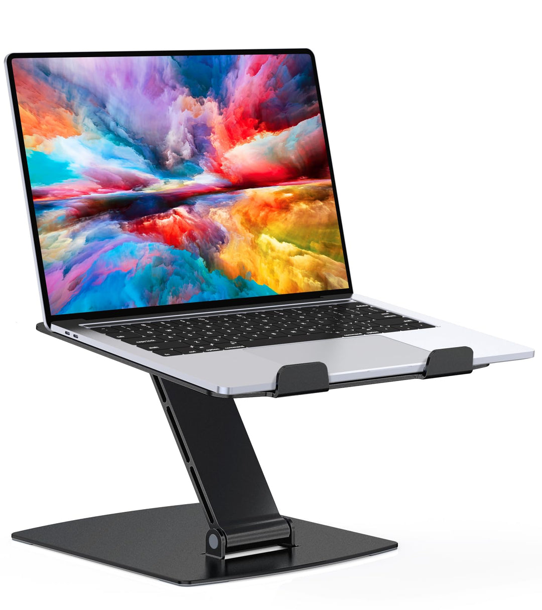 Glangeh Laptop Ständer Höhenverstellbar, Ergonomischer, Tragbarer Notebook Ständer für Schreibtisch,