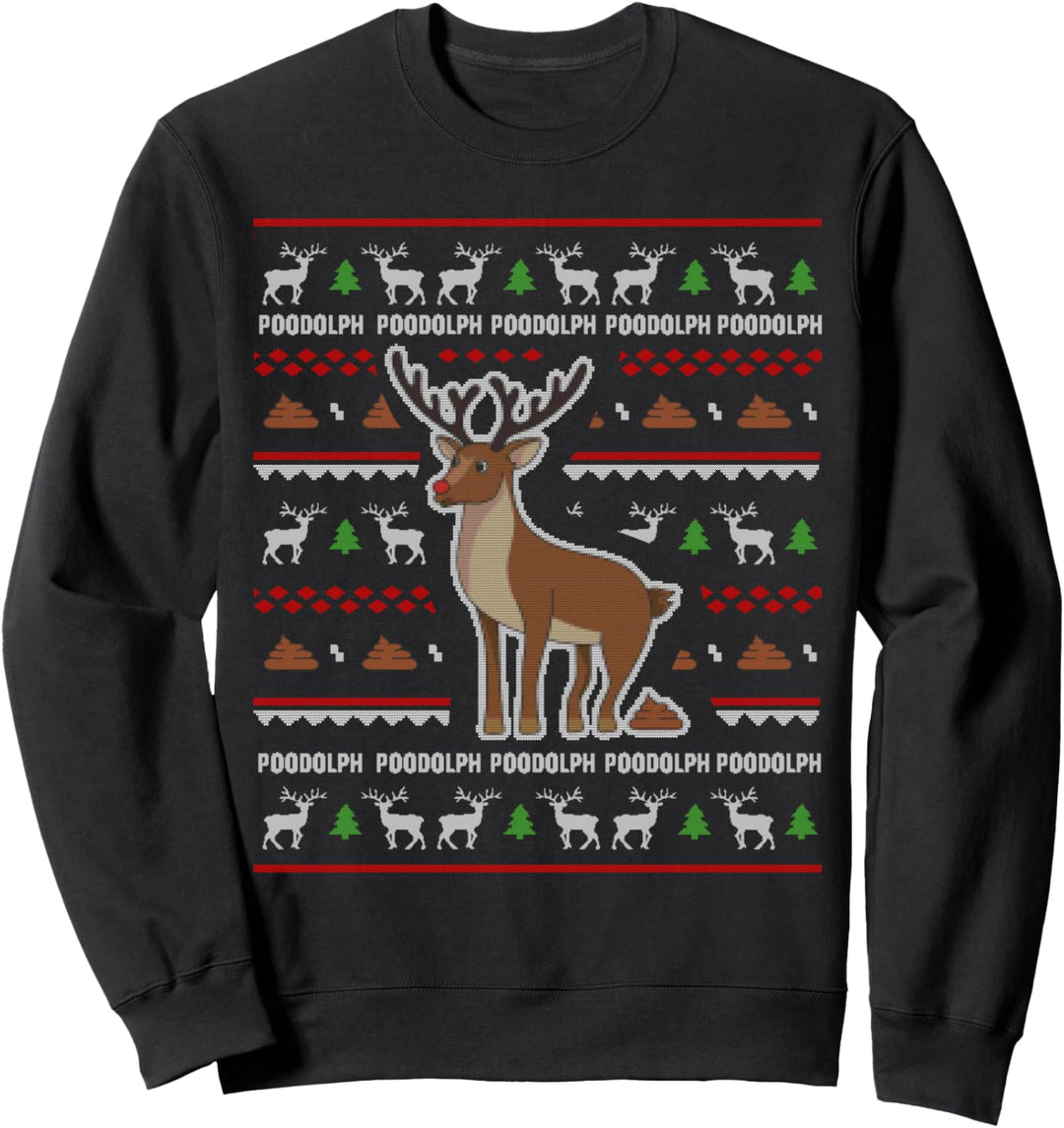 Furz Design für einen Freund mit Fäkalhumor Ugly Christmas Sweatshirt