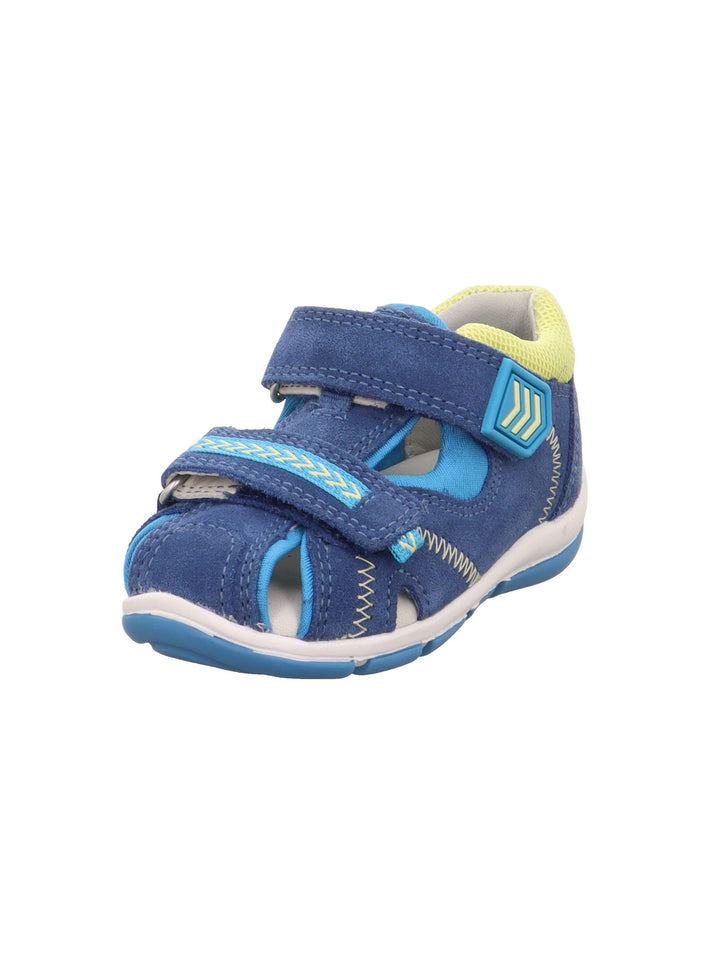Superfit Jungen Freddy Sandalen 18 EU Blau Gelb 8030, 18 EU Blau Gelb 8030