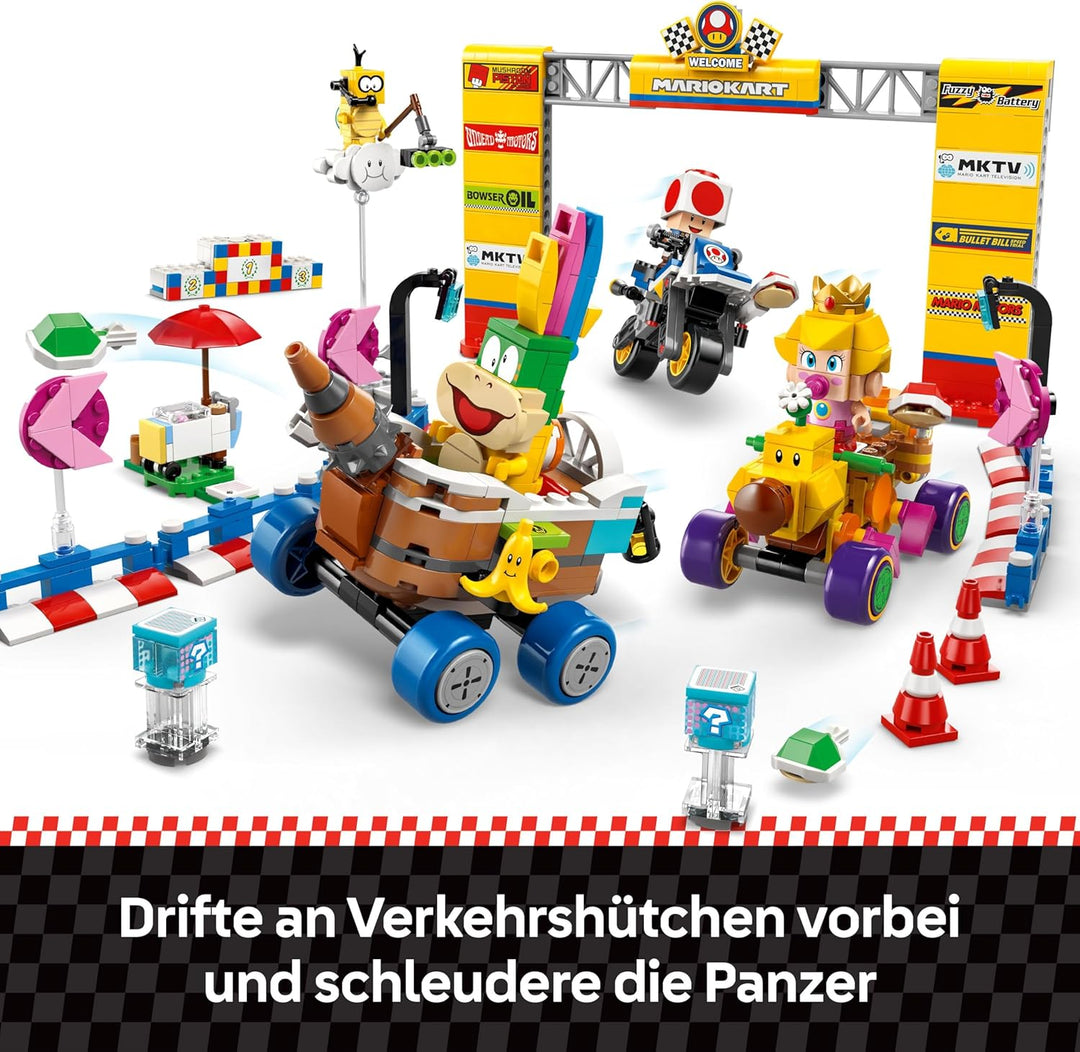 LEGO Super Mario: Mario Kart – Baby Peach & Grand Prix-Set, Nintendo Figuren – Toad, Lakitu, Baby Pe