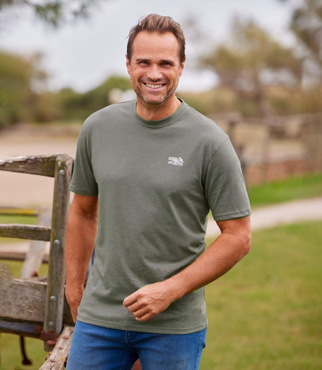 ATLAS FOR MEN - 3er-Pack Kurzarm-T-Shirts - Herren - Bequem Perfekt für Sport und Sommer - Erhältlic