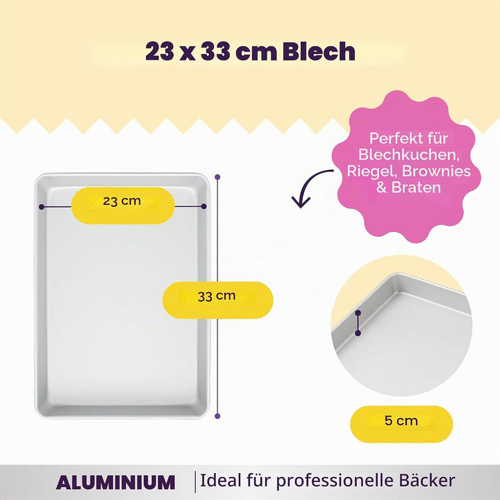 Wilton Performance Aluminium-Pfannen, 22,9 x 33 cm, Viertelblech, Kuchen-Backform 9 by 13 by 2-Inch,