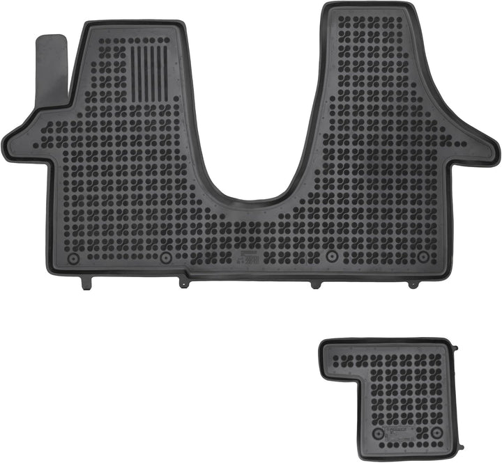 SMK Auto fussmatten gummimatten passt für Volkswagen T5 2003-2015 fussmatten Auto für alle Jahreszei