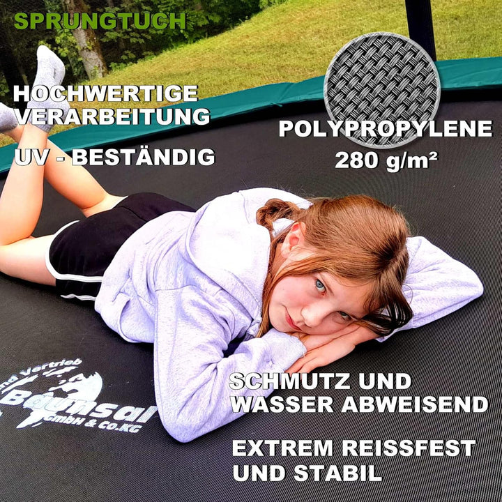 Trampolin Sprungtuch Ø 183 185 198 200 213 215 244 250 251 275 277 300 305 335 337 366 370 380 384 3
