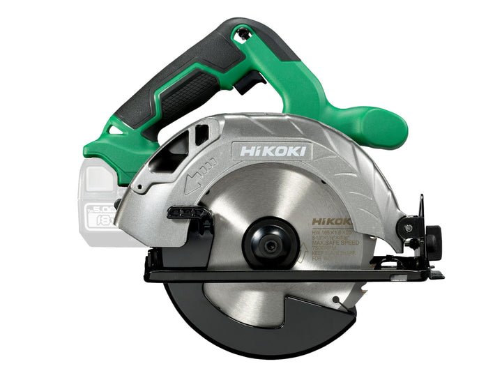HiKOKI Akku Handkreissäge, C1806DA (18V, Brushless, Schnellstopp-Motorbremse, Kreissäge Ø 165 mm, mi