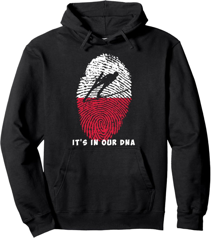 Geschenk für den Skisprung POLEN Pullover Hoodie