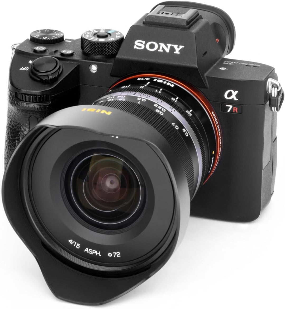 NiSi 15mm F4 ASPH Ultra-Weitwinkel Vollformat Objektiv für Sony E-Mount/Nikon Z-Mount/Cannon RF-Moun