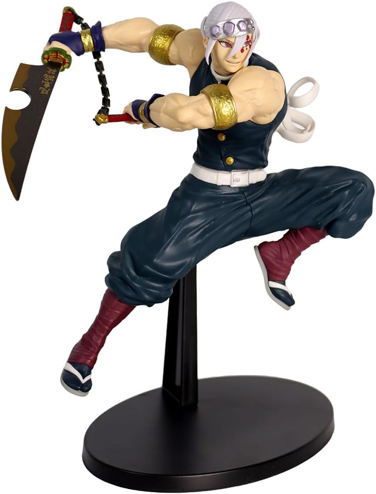 Demon Slayer Actionfigur Tengen Uzui 2 Vibrations Stars aus Kunststoff, von Bandai.