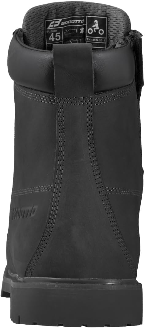 Bogotto Havoc wasserdichte Motorrad Stiefel 37 EU Schwarz, 37 EU Schwarz