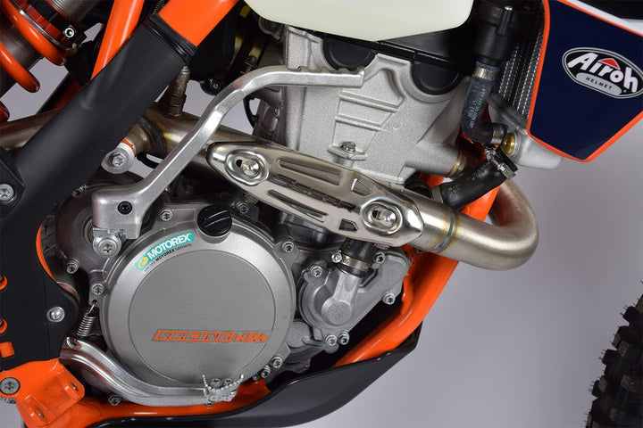 SCAR Universal HITZESCHUTZ EDELSTAHL 4 TAKT Krümmer kompatibel mit KTM SX-F EXC-F EXC SMR 250 350 45