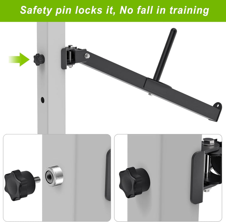 SELEWARE Gürtel Kniebeugenhebelarm Befestigung für 5,1 x 5,1 cm und 7,6 x 7,6 cm Power Cage, Squat R